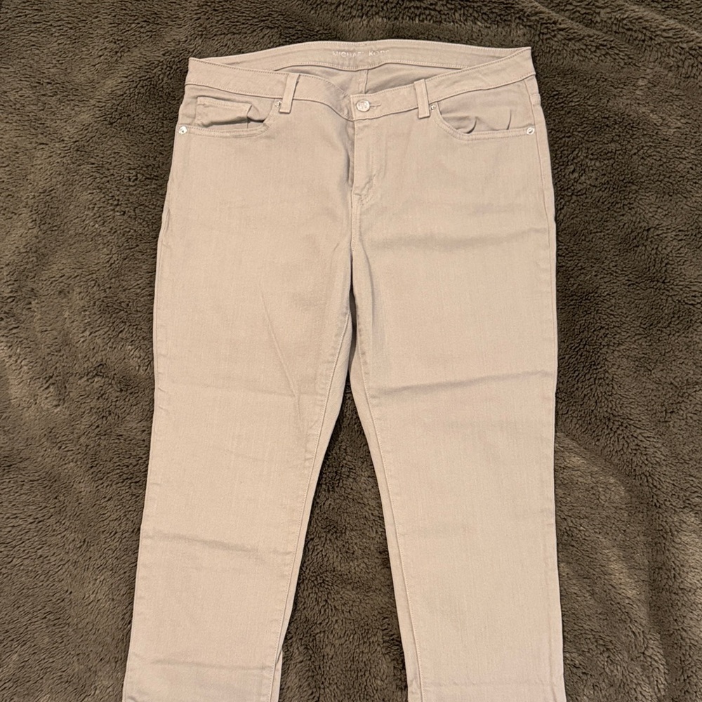 Michael Kors Women's Light Grey Skinny Jeans